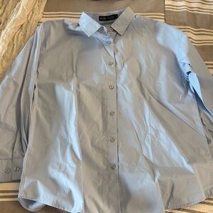 Light Blue Button-Up Shirt